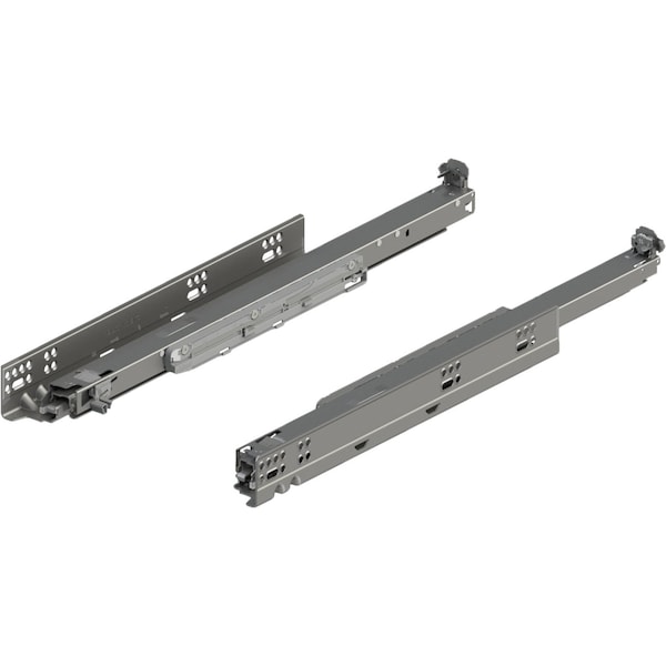 Blum 15in Soft-Close Full Extension Zinc Short Series Movento Drawer Slide, 125 lbs Weight Rating, PR 763.3810S - main
